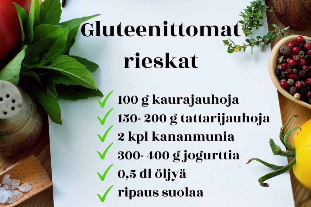 rieska resepti gluteeniton